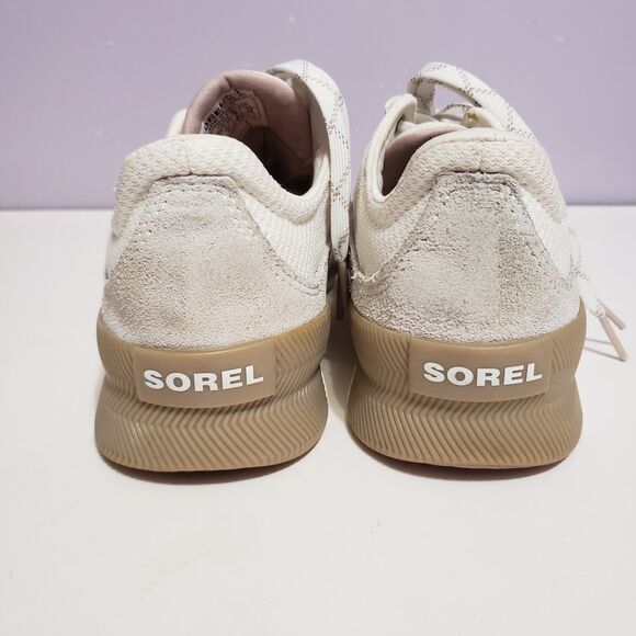 SOREL Out N About Low Top Cream Tan Shoes Women's Sz 7 - Picture 6 of 11